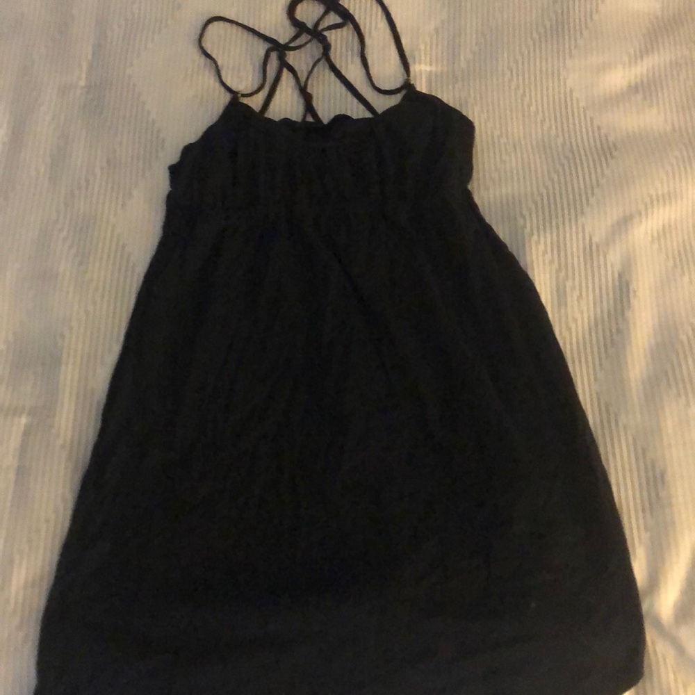 Roxy black swimsuit cover-up